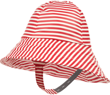 MarMar Adi Rainwear Hat Red Dew Stripe